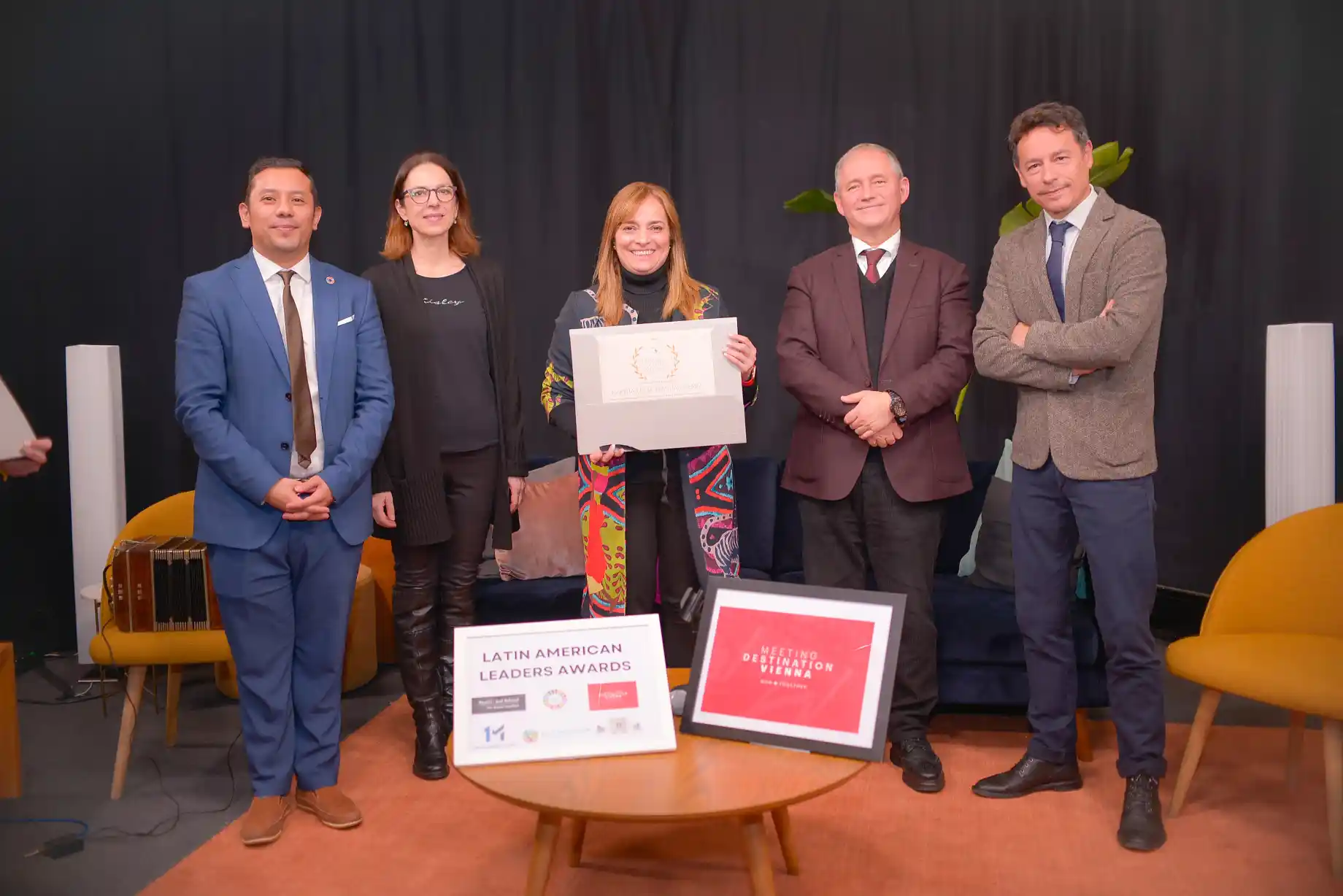 Premiación en el evento